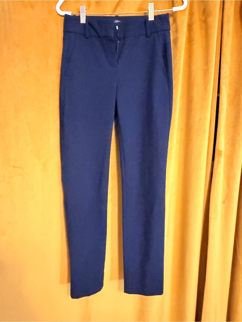 J. Crew Mercantile Classic Navy Straight-Leg Women's Pants